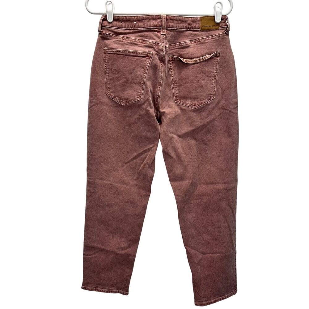 American Eagle Mom Jeans Rose Color Size 6 Short